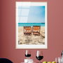 Wallity Cuadro Decorativo de Vidrio Templado Multicolor 30 x 45 cm